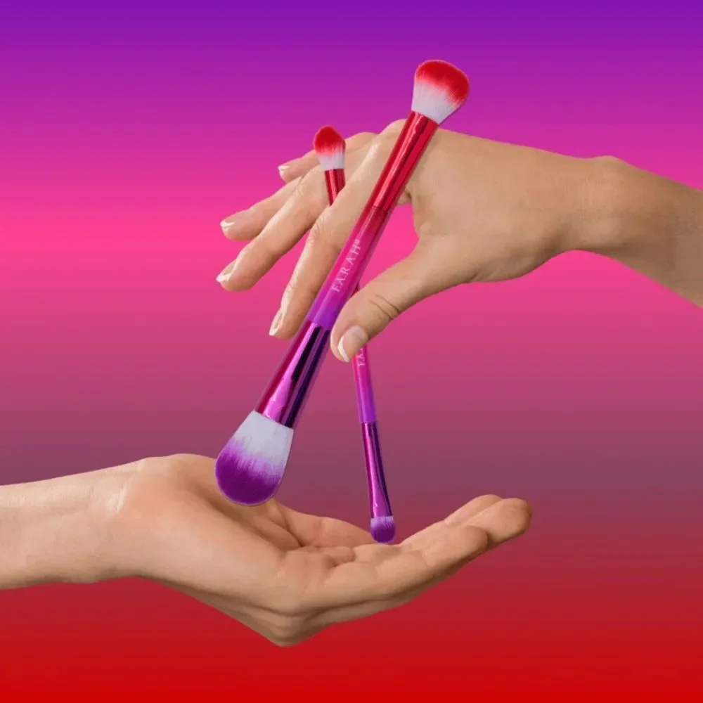 F.A.R.A.H | Blush & Highlight Shade & Blend Brush Set